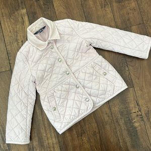 GUC Ralph Lauren Quilted Puplum Coat